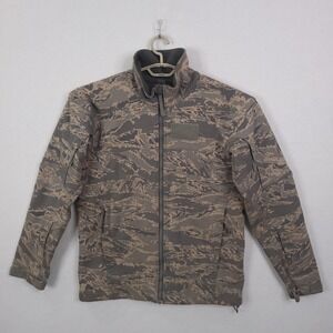 Massif Jacket Mens Medium Gray Flame Resistant Softshell Camouflage Military USA